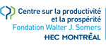 Logo centre sur la productivité et la prospérité de la Fondation Walter J. Somers HEC Montréal